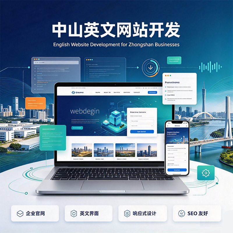 中山英文网站开发 - 海外展会的 “数字展册”