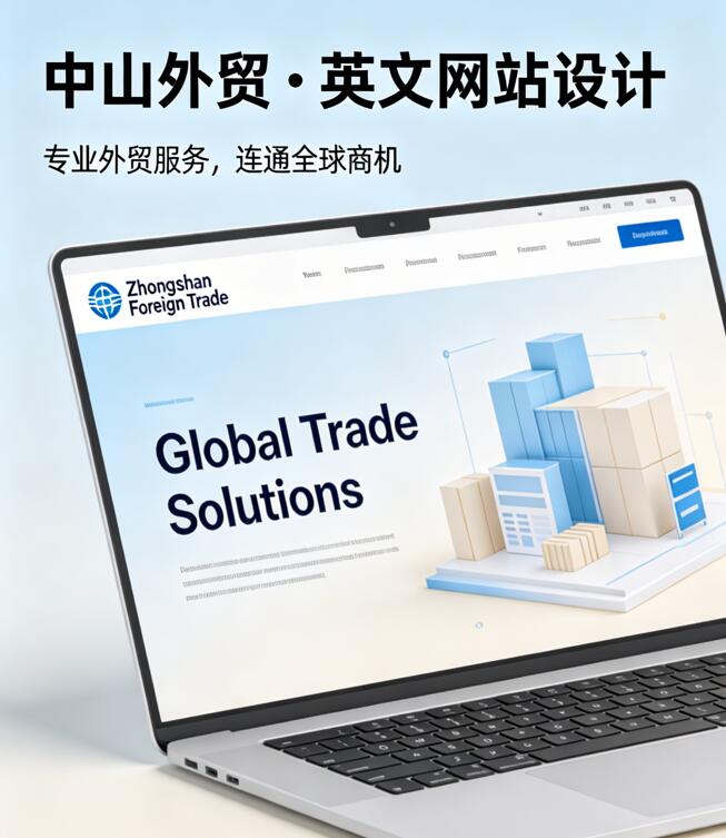 中山外贸网站建设 | 欧美风格英文网站设计